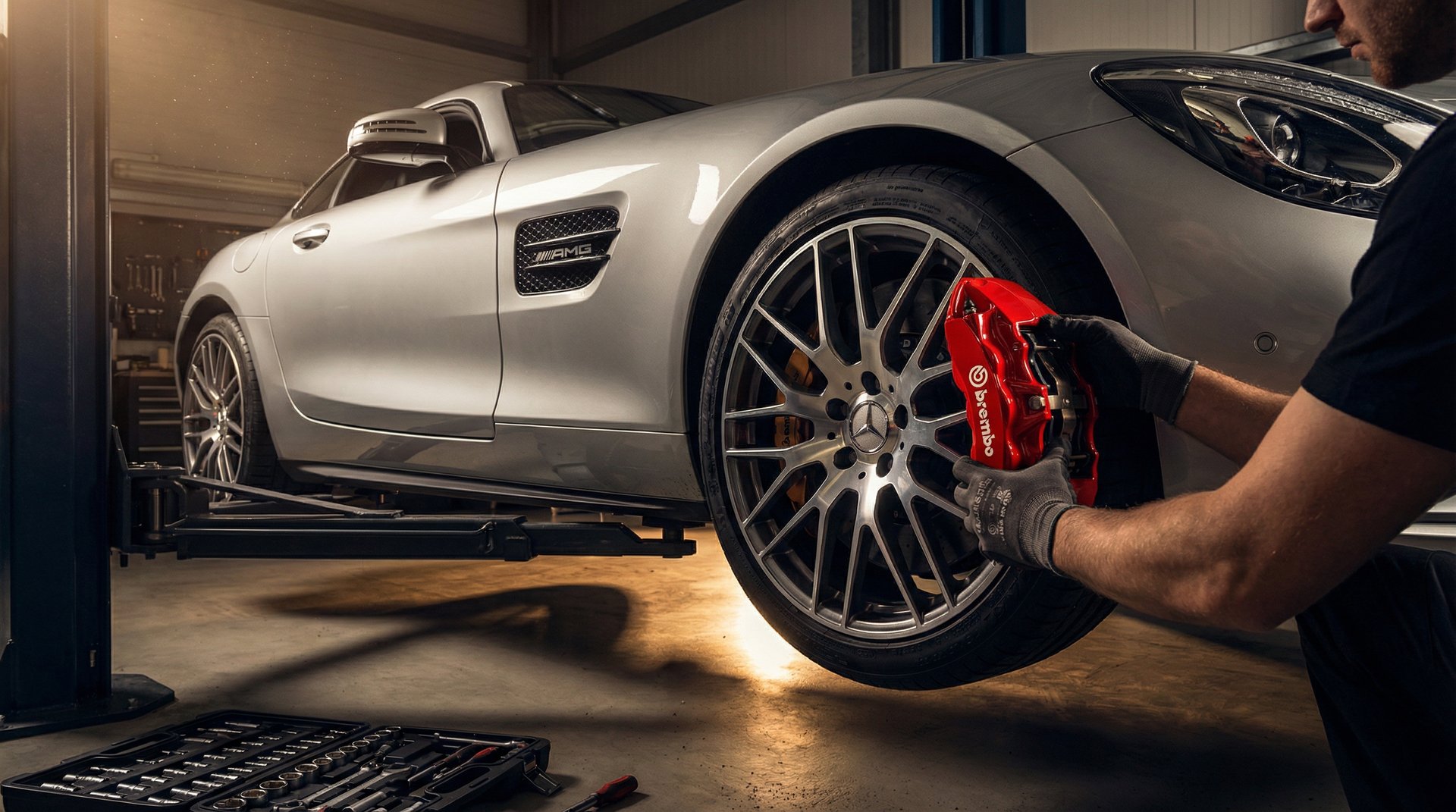 丝瓜视频修车改装视频-刹车系统升级